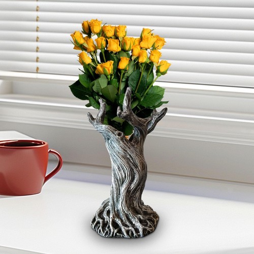 Resin dryad vase tree trunk - dryad,