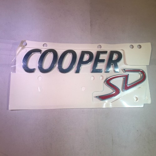 Mini cooper boot badge - sd,