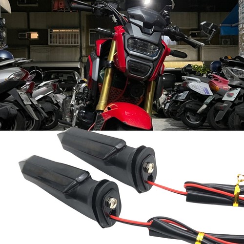 Black motorcycle turn - motorcycle, signal