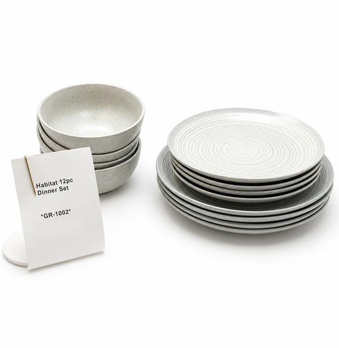 Piece stoneware dinner - piece,