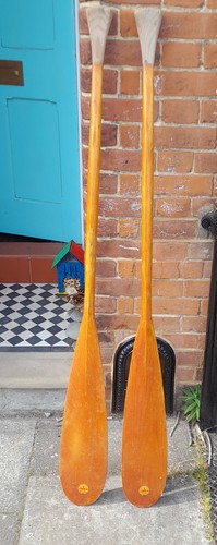 Vintage pair wooden - of,