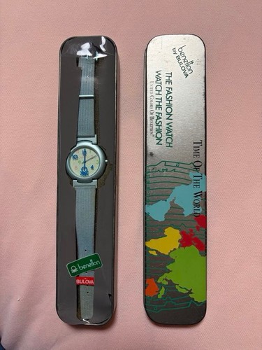 Benetton bulova 90s watch - watch, with