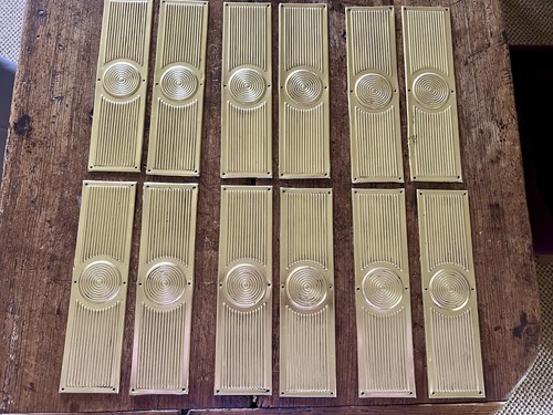 Genuine victorian brass door - genuine,