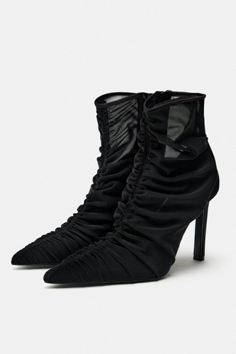 Zara gathered mesh high - zara,