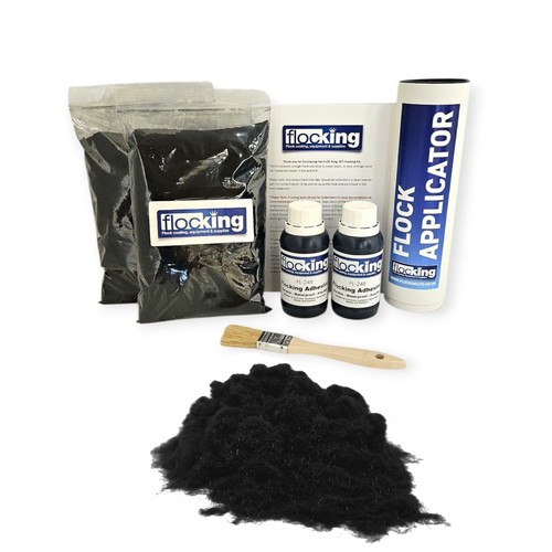Black flocking kit twin pack - black,
