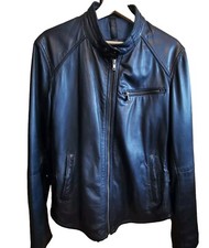 Massimo Dutti Leather Men's Jacket Size M