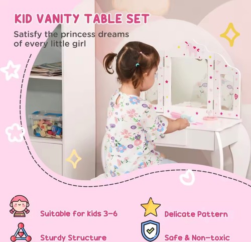 Kids vanity dressing - vanity, table