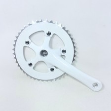 White Track Fixed Gear
