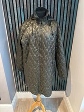 Zara Womens Khaki Quilted Coat