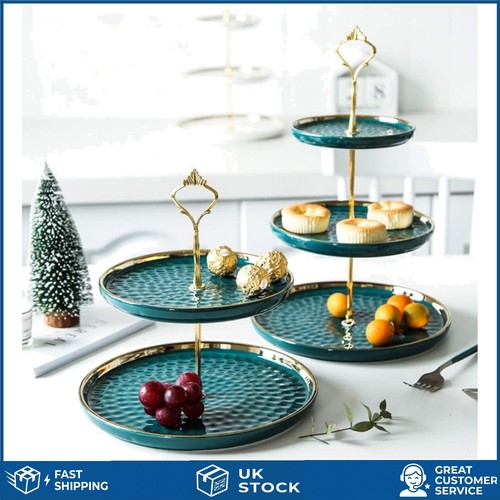 Elegant porcelain tiered - elegant,