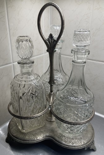 Large antique silver plated - large,
