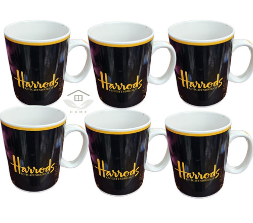 Harrods coffee mugs black - 6,