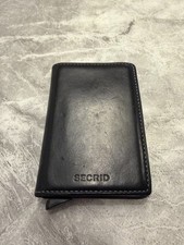 secrid Slim Wallet Original Black Leather RFID Protected
