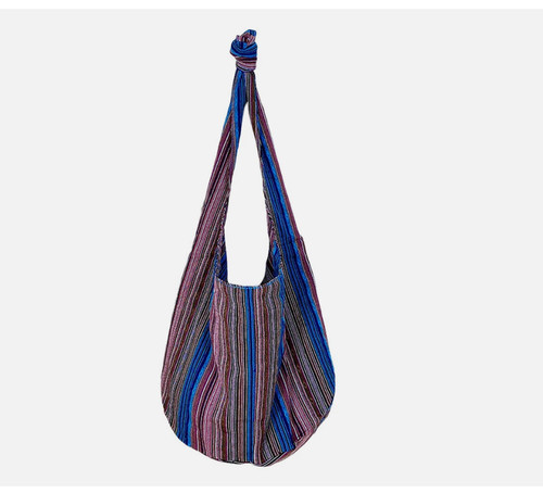 Canvas ethnic boho handbag - canvas,