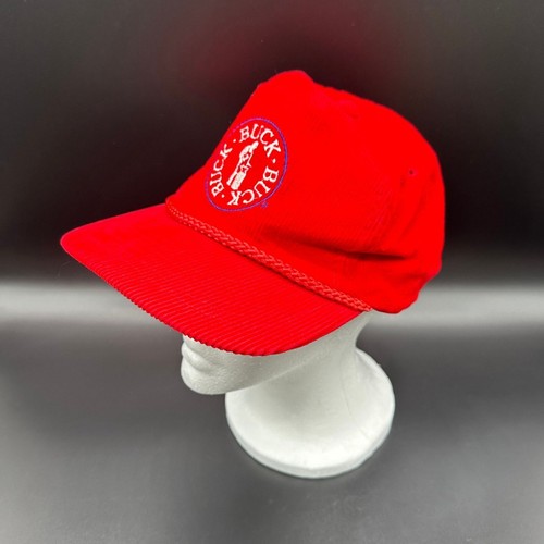 Vintage buck knives hat red - vintage,