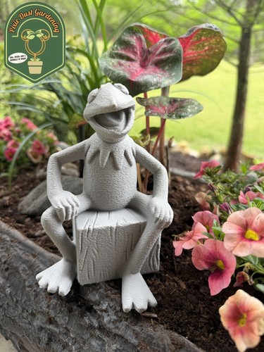 Kermit the frog garden - frog,