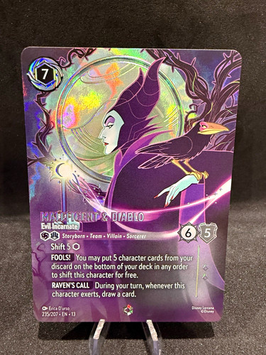 Disney lorcana maleficent - disney,