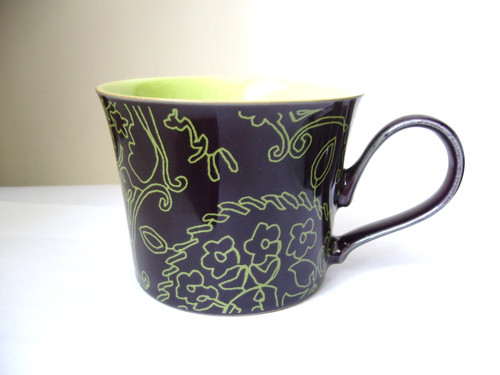 Denby dark brown - denby, patterned