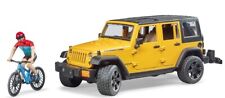 BRUDER - JEEP Wrangler Rubicon with bike and cyclist - 1/16 - BRU2543