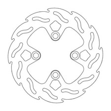 Moto Master Flame Series Fixed Rear Brake Disc For Honda Z 125 2019-2024