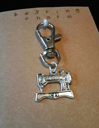 Keyring charm singer sewing - charm,