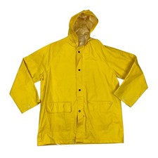 VINTAGE Yellow PVC Fisherman