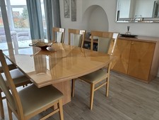 Italian Dining Table With 6