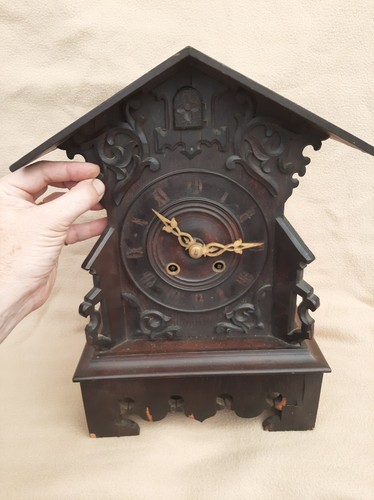 Antique table cuckoo - cuckoo, clock