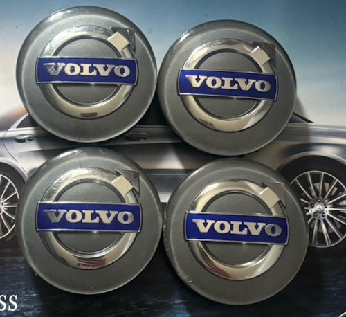 Four genuine volvo - wheel, caps