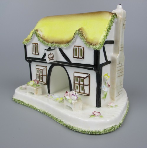 Coalport cottage house figure - coalport,