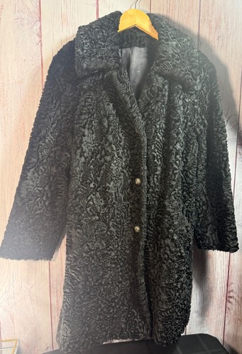 Vintage susan lynn black faux - lynn,