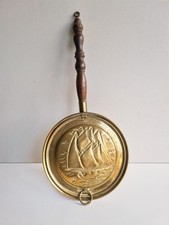 Antique Brass Bed Warming Pan