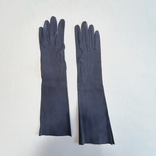 Vintage fownes navy kid - vintage,