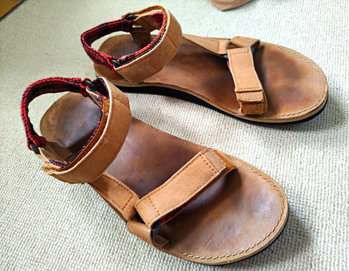 Teva leather strappy sandals - leather,