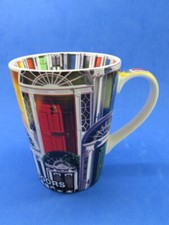 Coffee Tea Cup Mug ~ IRELAND Colorful Georgian Doors Design ~ John Hinde