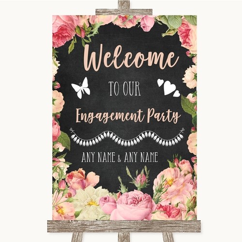 Chalkboard style pink roses - chalkboard,