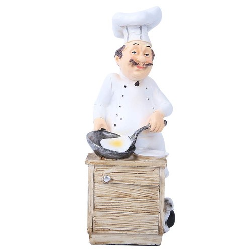 Chef statue resin - chef,