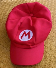 Super Mario Bros Red Cap With M Logo childs