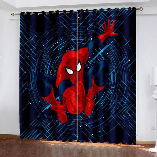 Spiderman decor curtains - decor,