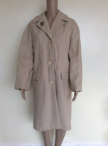 Vintage 1960s 1970s long cream - long,