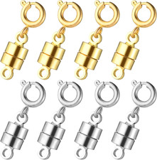 8Pcs Magnetic Necklace Clasp