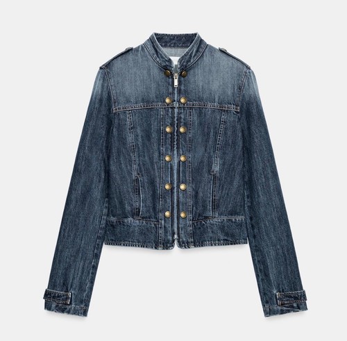 Zara new woman army trf - woman, denim