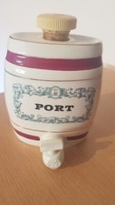 Vintage W &A Gilbey Port Barrel Decanter by Wade Royal Victoria Pottery England 
