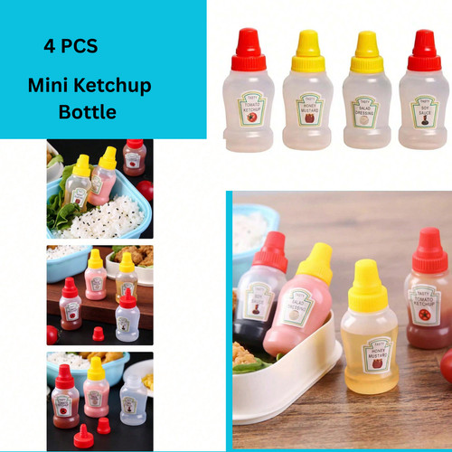 Mini ketchup bottle condiment - mini,