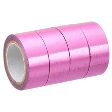 Metallic Washi Tape 15mm x 5m, 4 Pack Art Paper Tapes Washi Self-Adhesive Pink