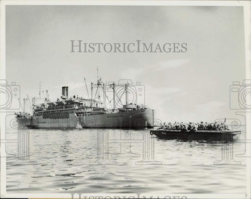 1942 press photo marines - press,