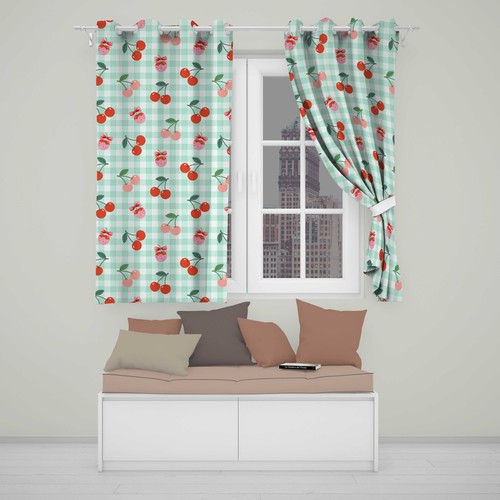 Blackout eyelet curtains - blackout,