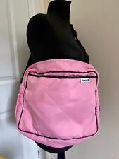 Hauck Pink and Black Messenger Style Multi Pocket Changing Bag 