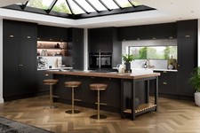 New NOT ex-display - Black Shaker Kitchen Units - Made to Order - DIY Kitchen