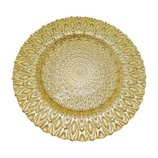 Glass Charger Plates Christmas